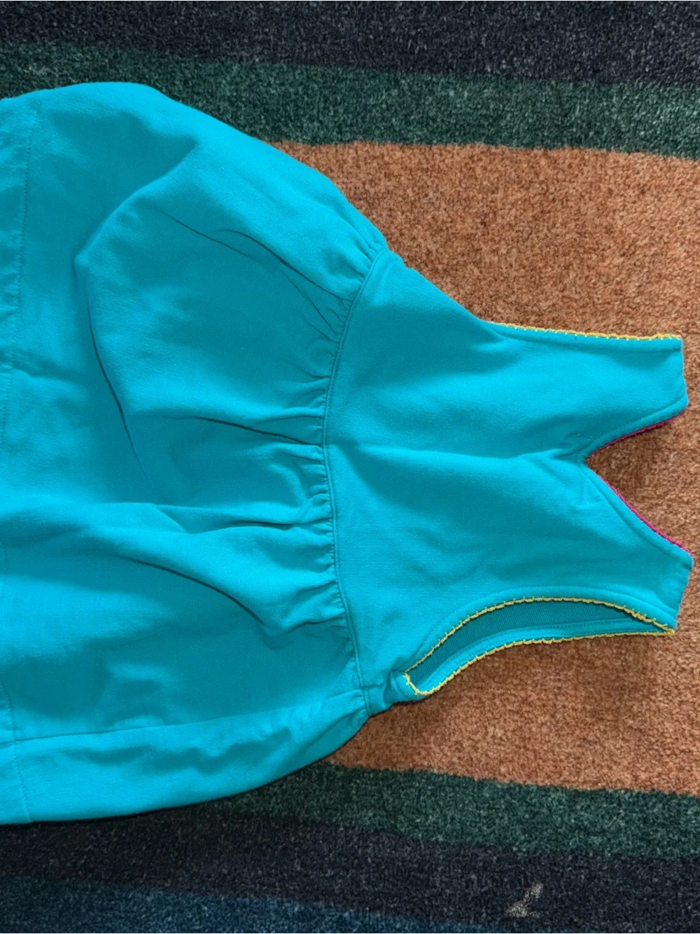 1993 Rainbow 🌈 tag Gymboree open hearts and bows baby dress. 6-12m